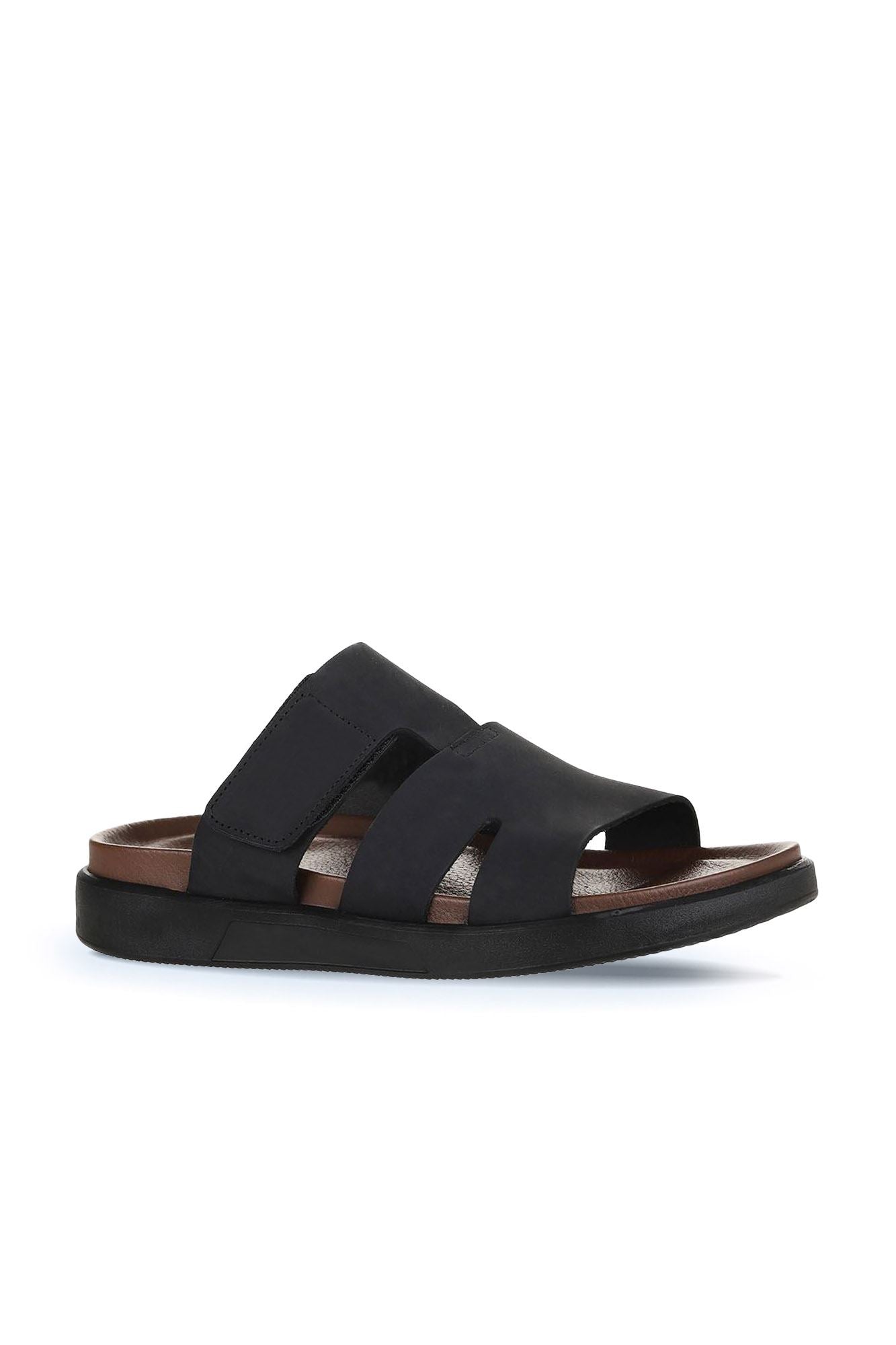 Bueno Men's Leather Flat Slipper