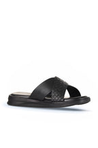 Bueno Men's Leather Flat Slipper
