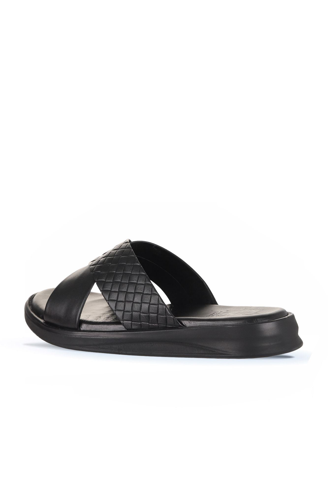 Bueno Men's Leather Flat Slipper