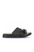 Bueno Men's Leather Flat Slipper