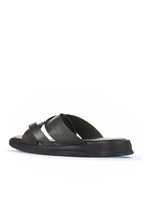 Bueno Men's Leather Flat Slipper