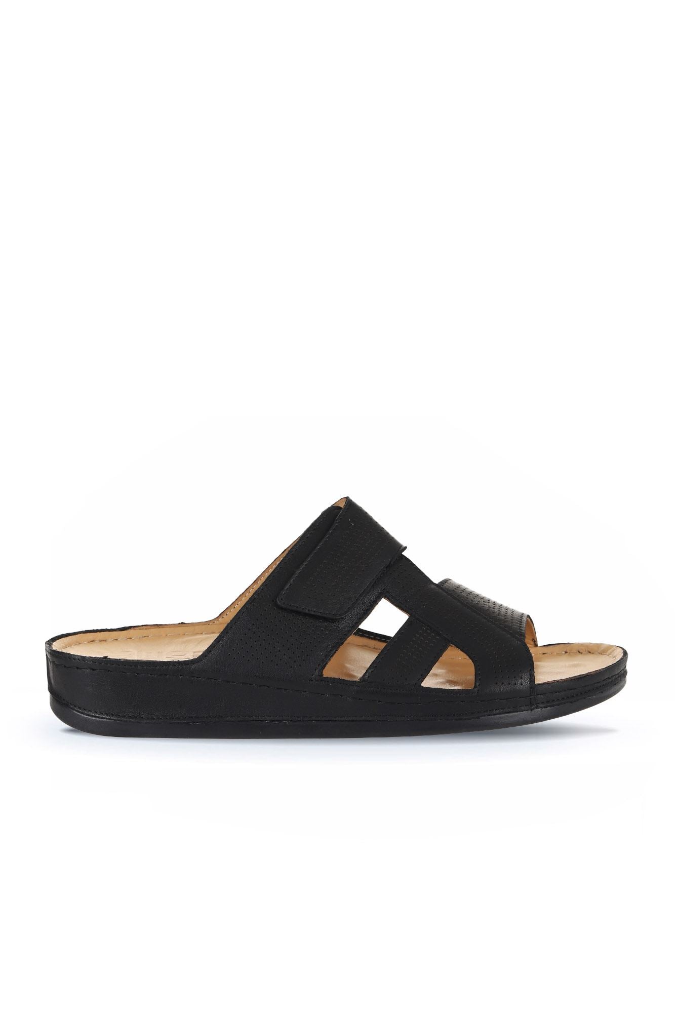 Bueno Men's Leather Flat Slipper