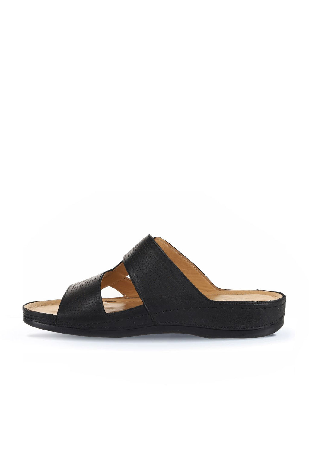 Bueno Men's Leather Flat Slipper