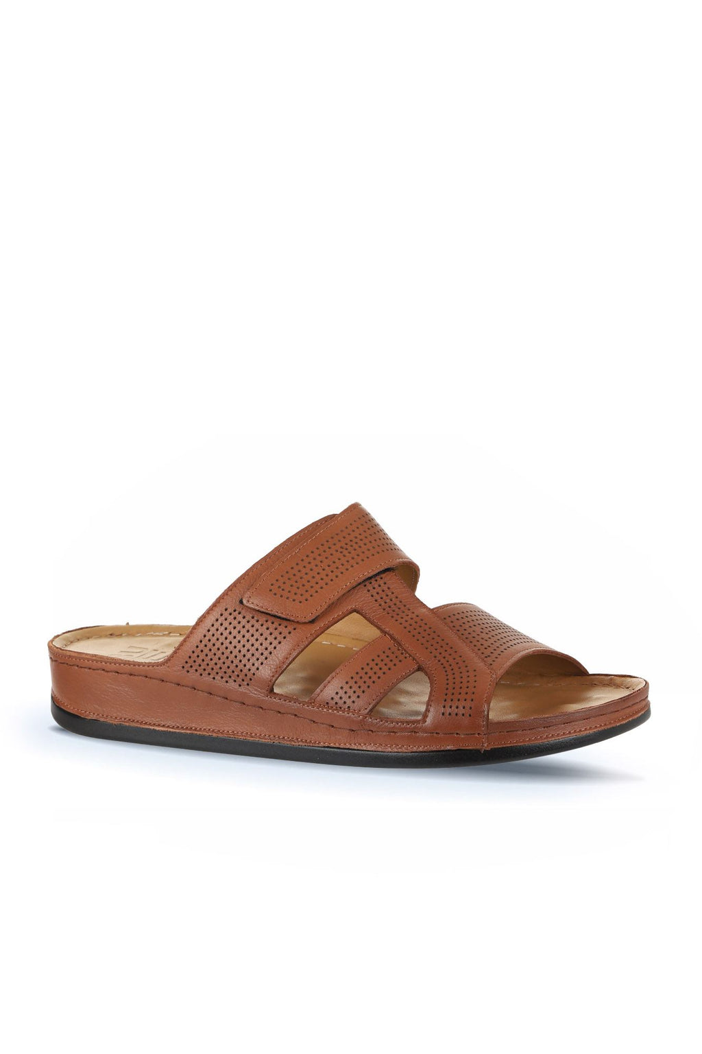 Bueno Men's Leather Flat Slipper