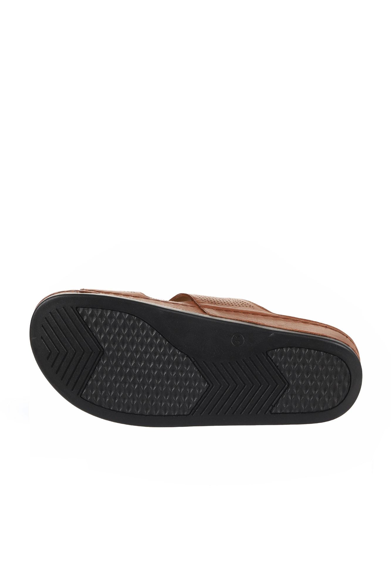 Bueno Men's Leather Flat Slipper