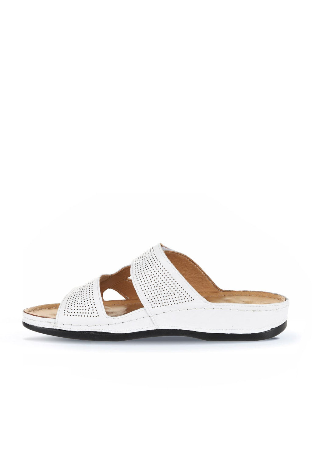 Bueno Men's Leather Flat Slipper