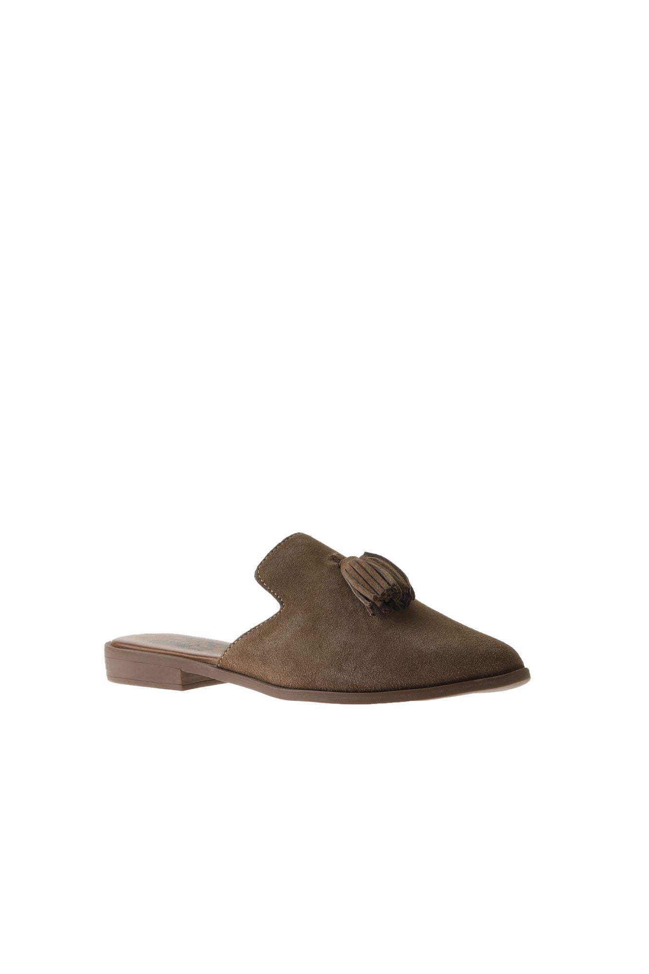Bueno Women's Leather Flat Slipper