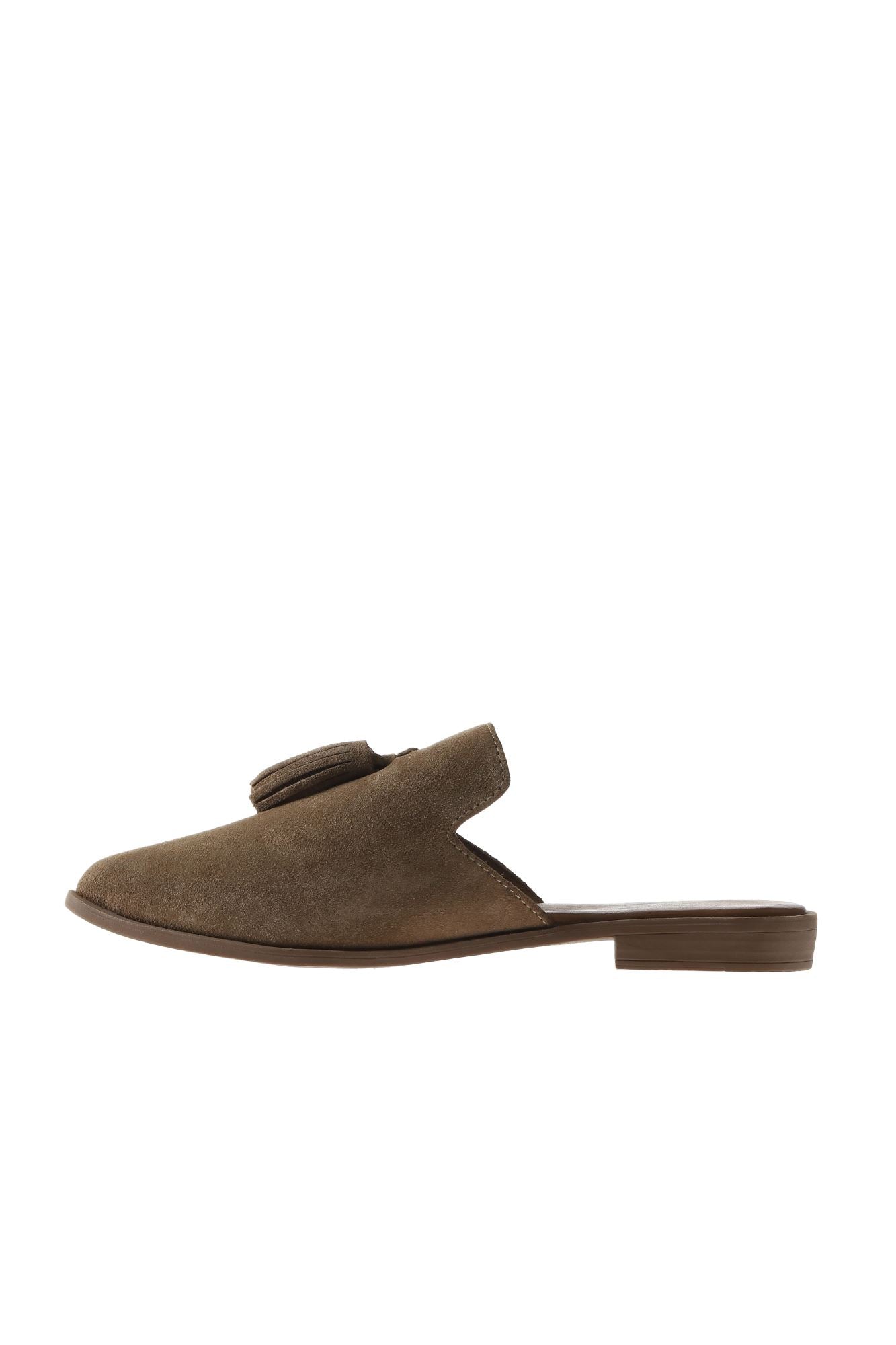 Bueno Women's Leather Flat Slipper