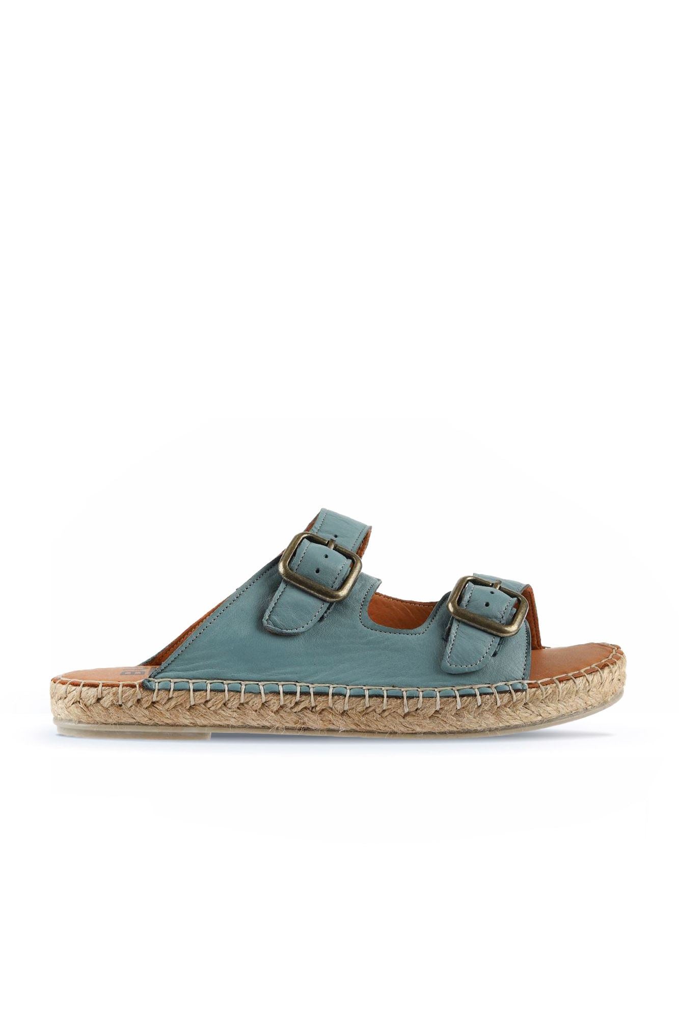 Bueno Women's Leather Flat Slipper