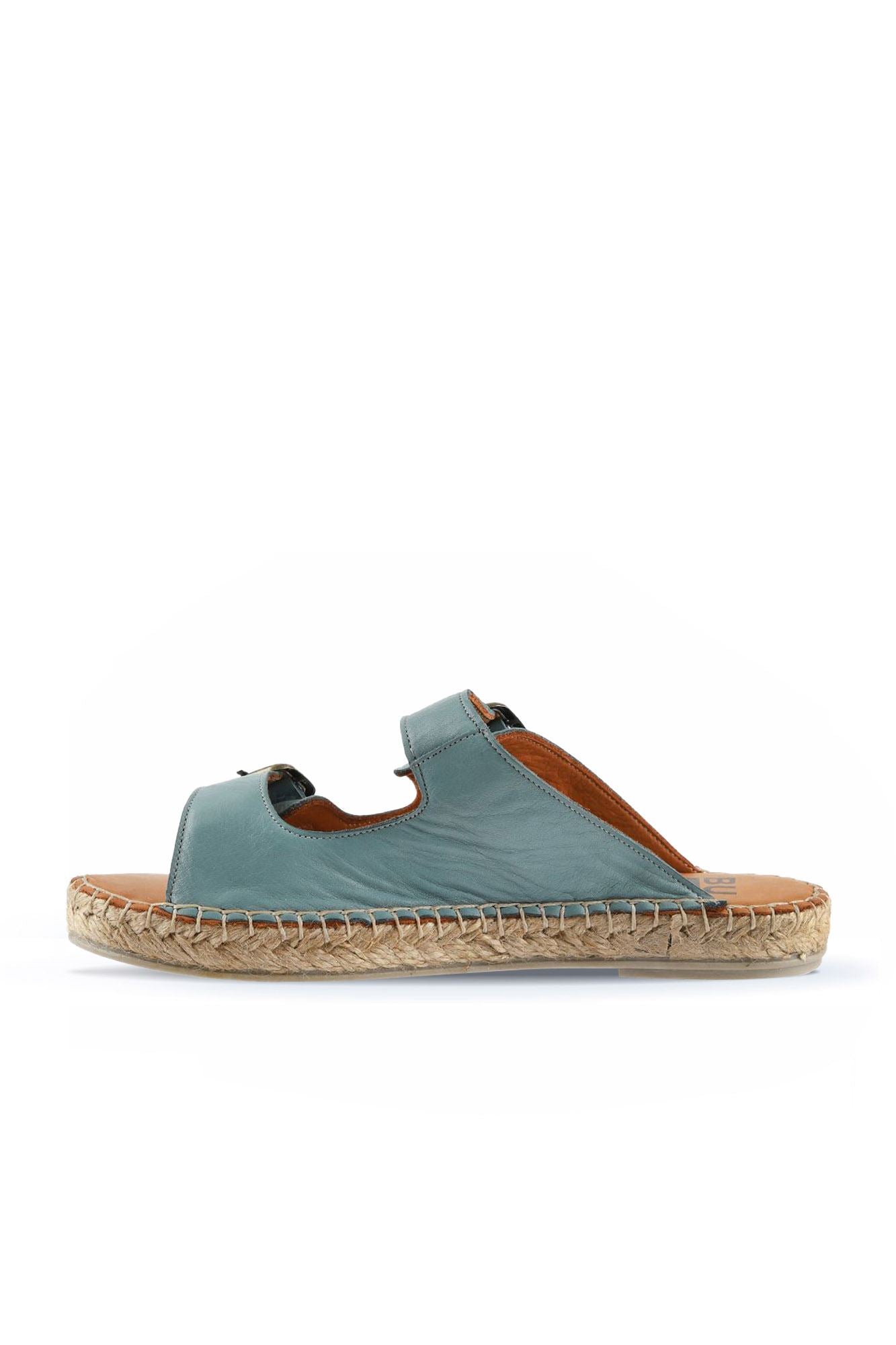 Bueno Women's Leather Flat Slipper