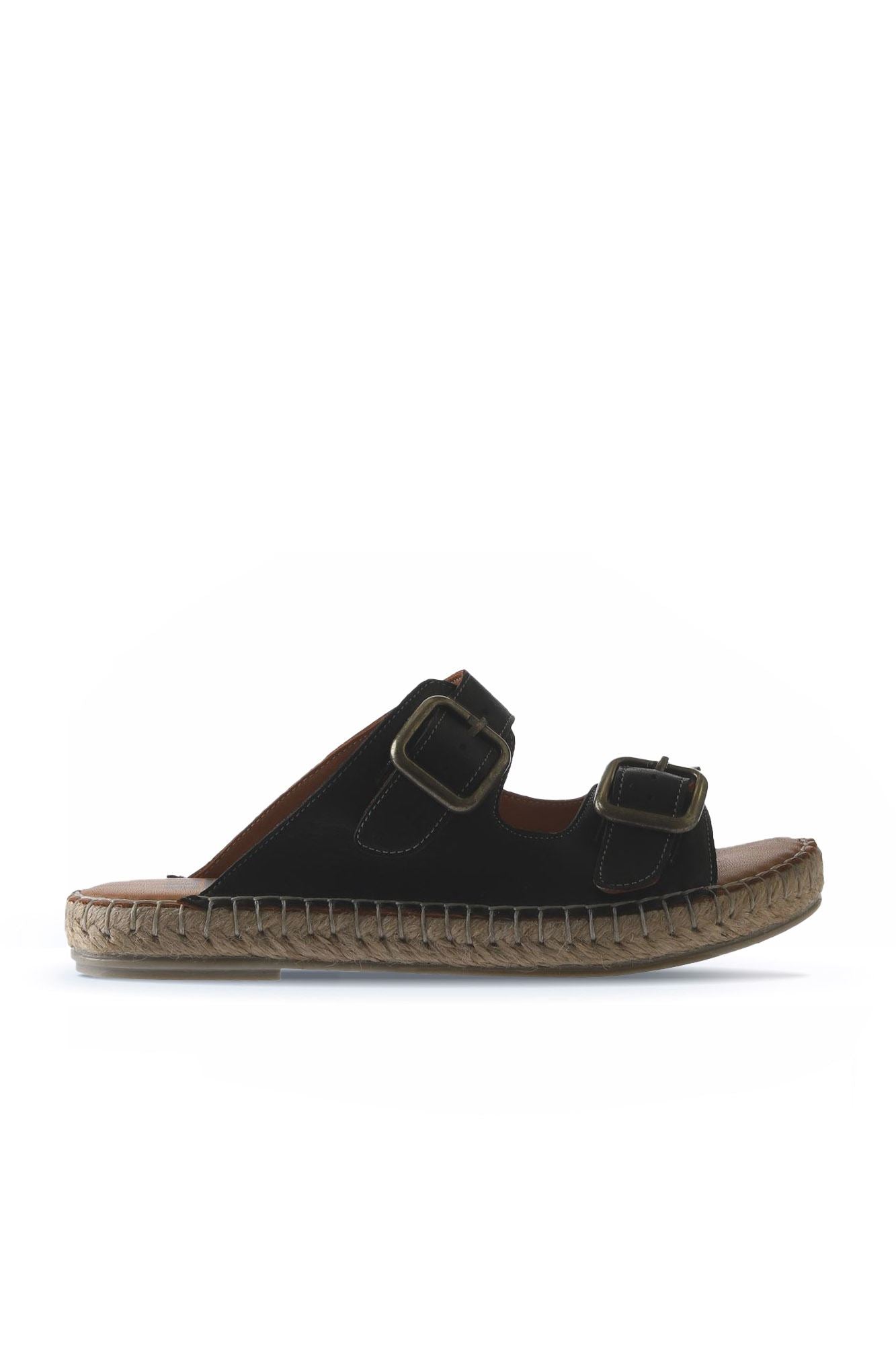 Bueno Women's Leather Flat Slipper