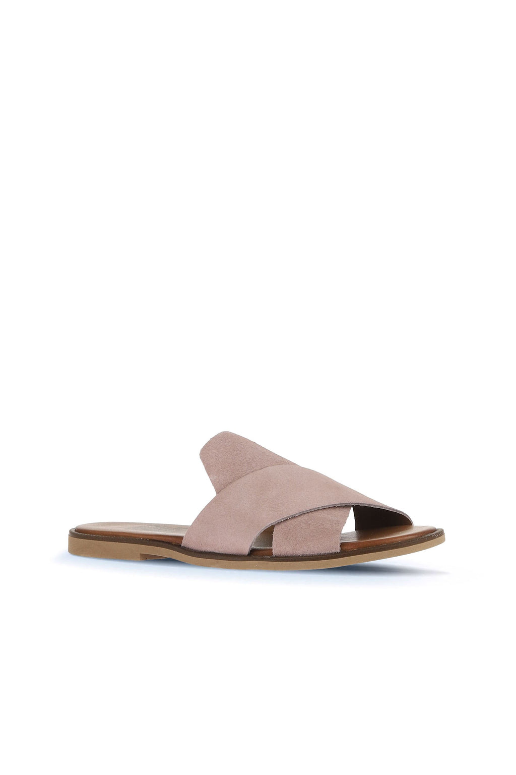 Bueno Women's Leather Flat Slipper