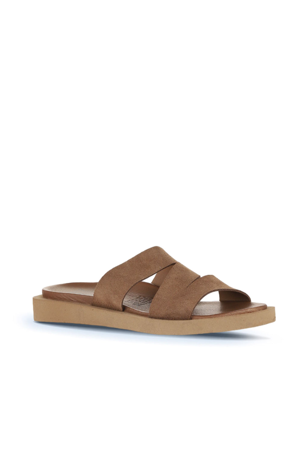 Bueno Women's Leather Flat Slipper