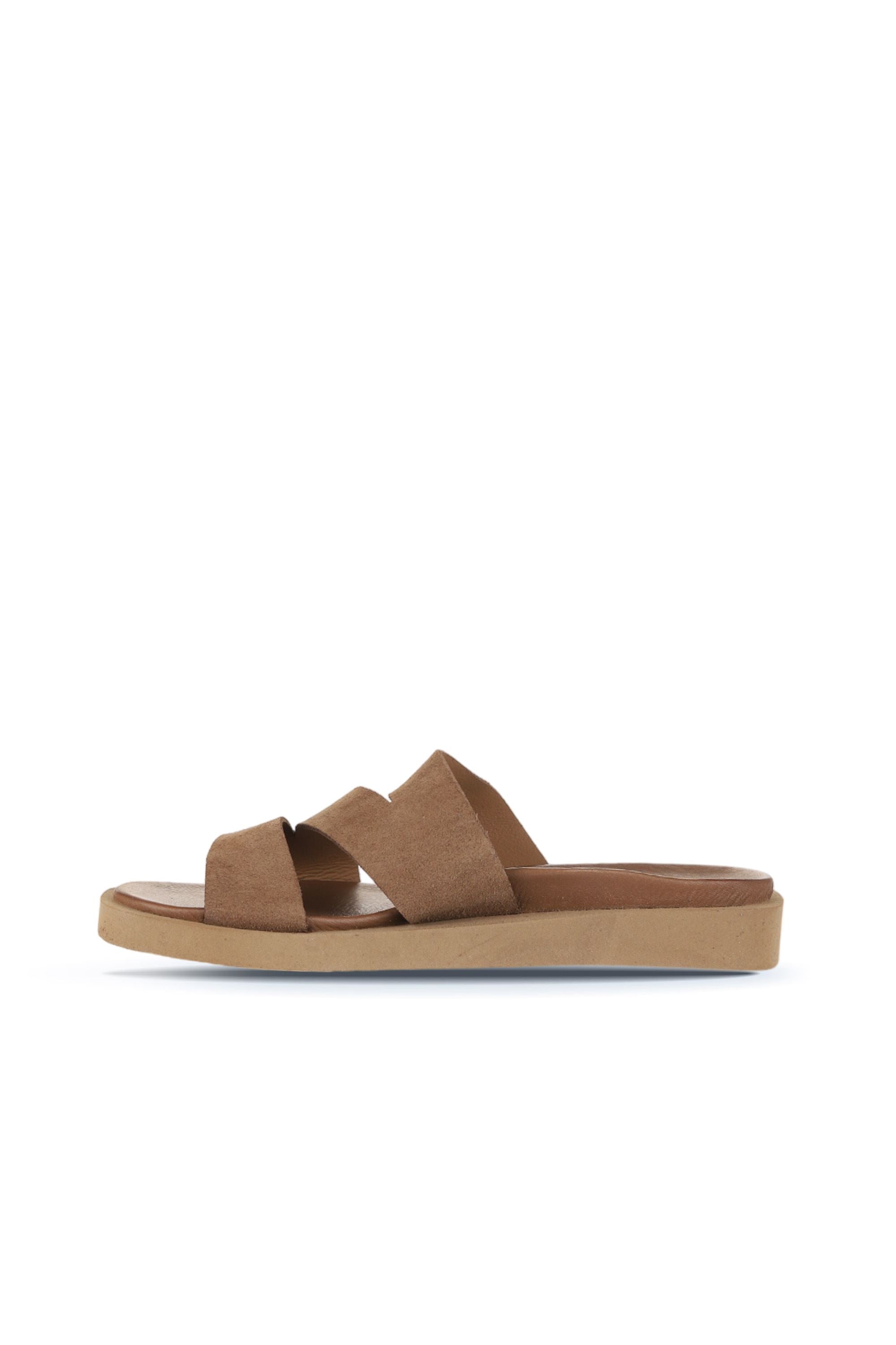 Bueno Women's Leather Flat Slipper