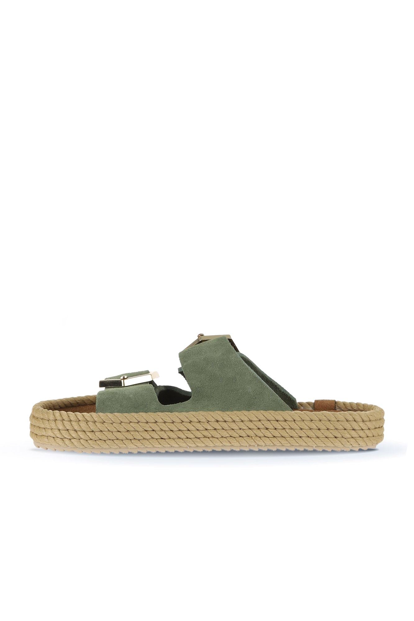 Bohonomad  Sydney Robe Women's Leather Espadrille Slipper