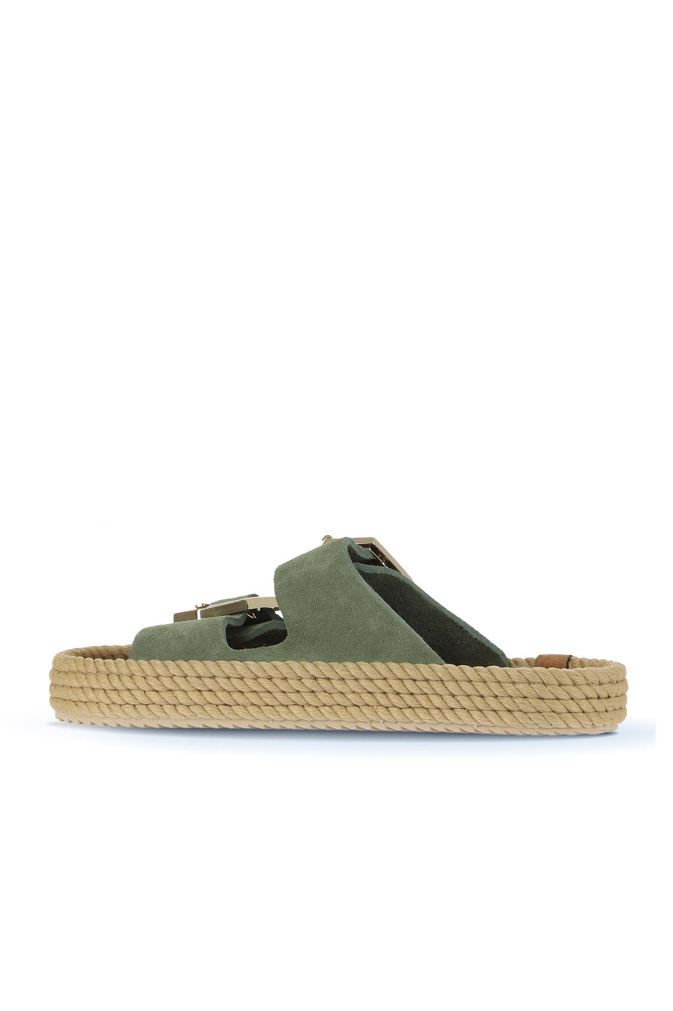Bohonomad  Sydney Robe Women's Leather Espadrille Slipper