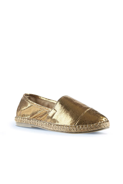 Bueno 's  in gold shiny leather