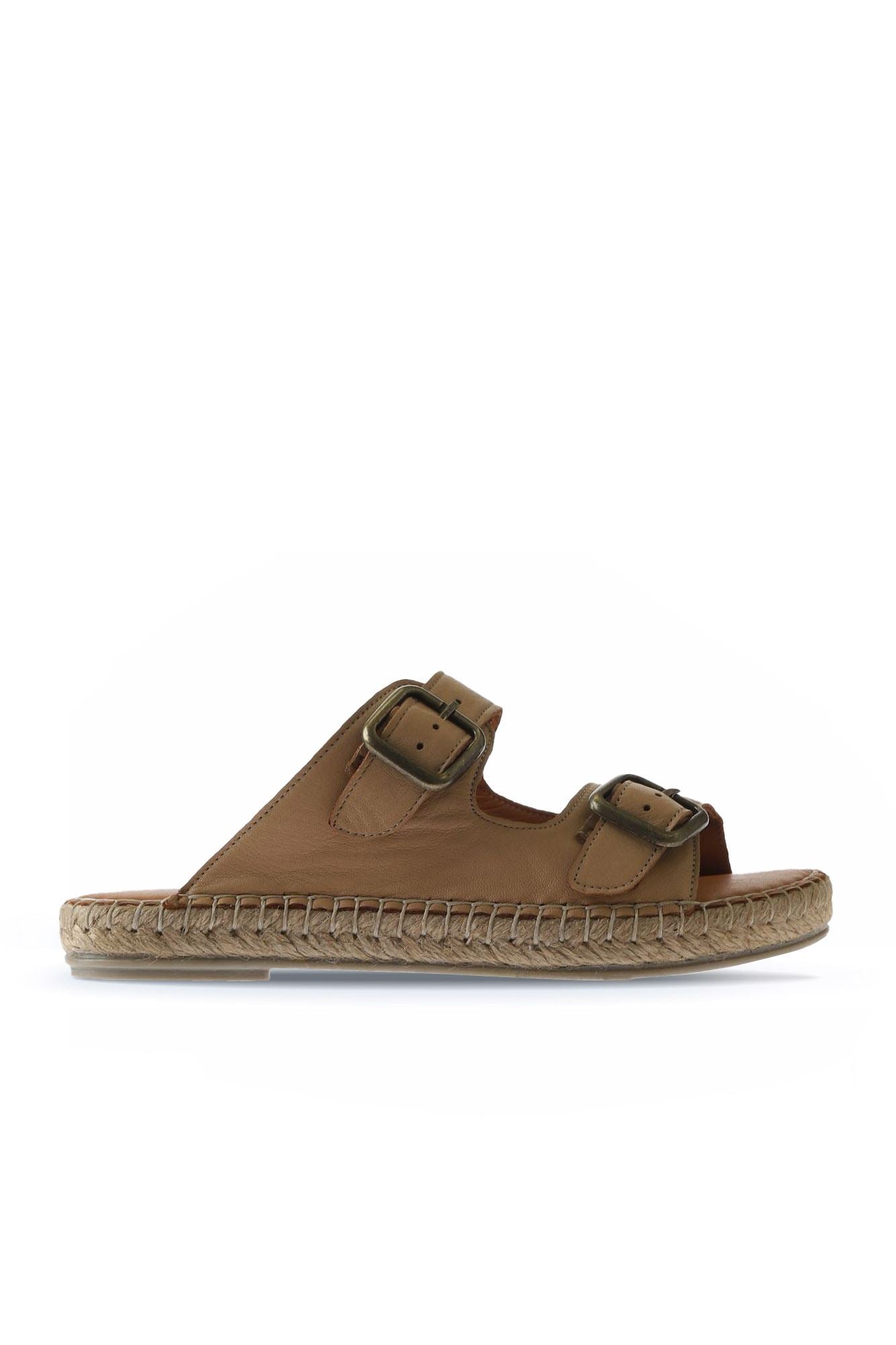 Bueno Women's Leather Flat Slipper