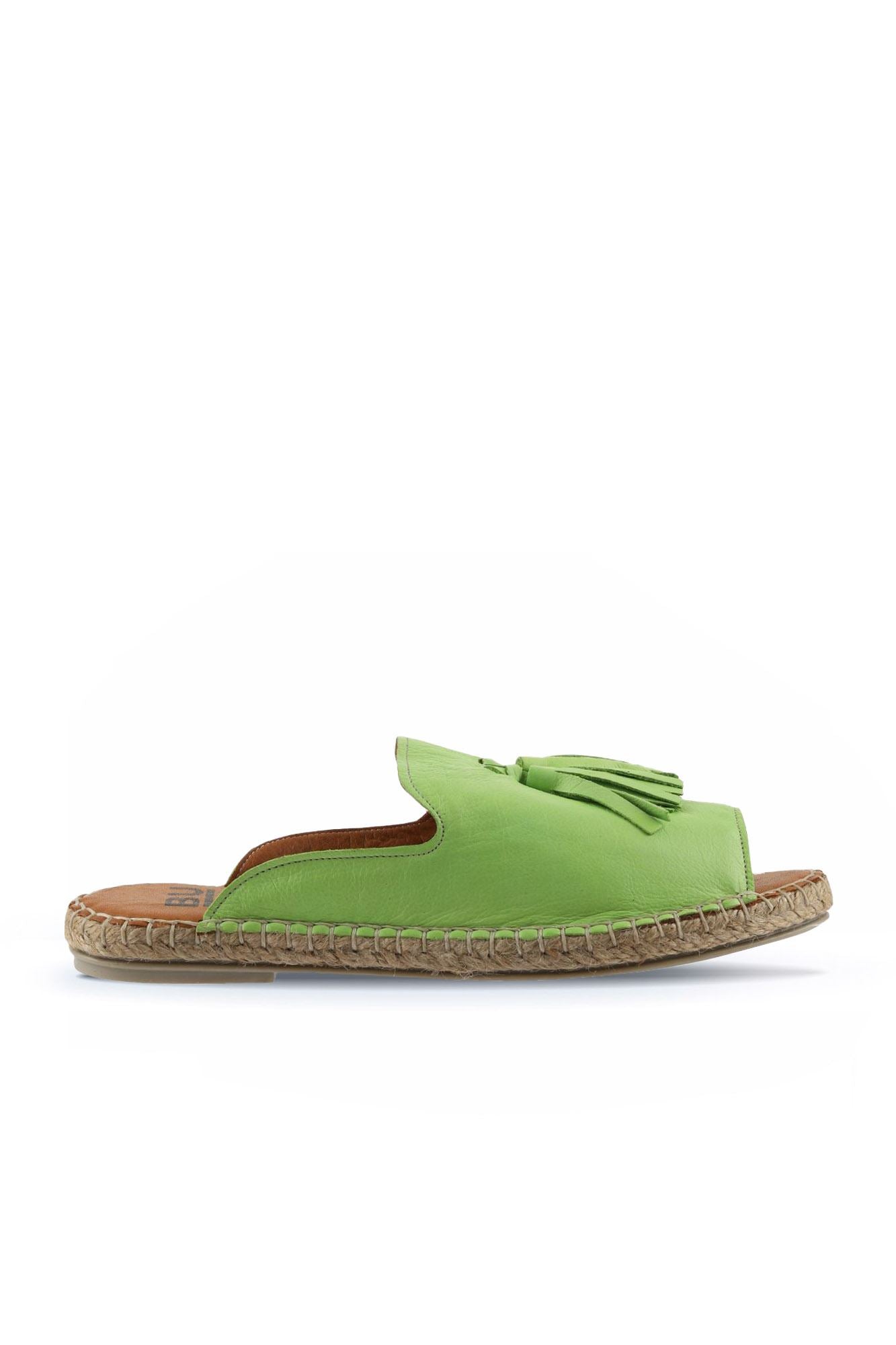 Bueno Women's Leather Espadrille Slipper