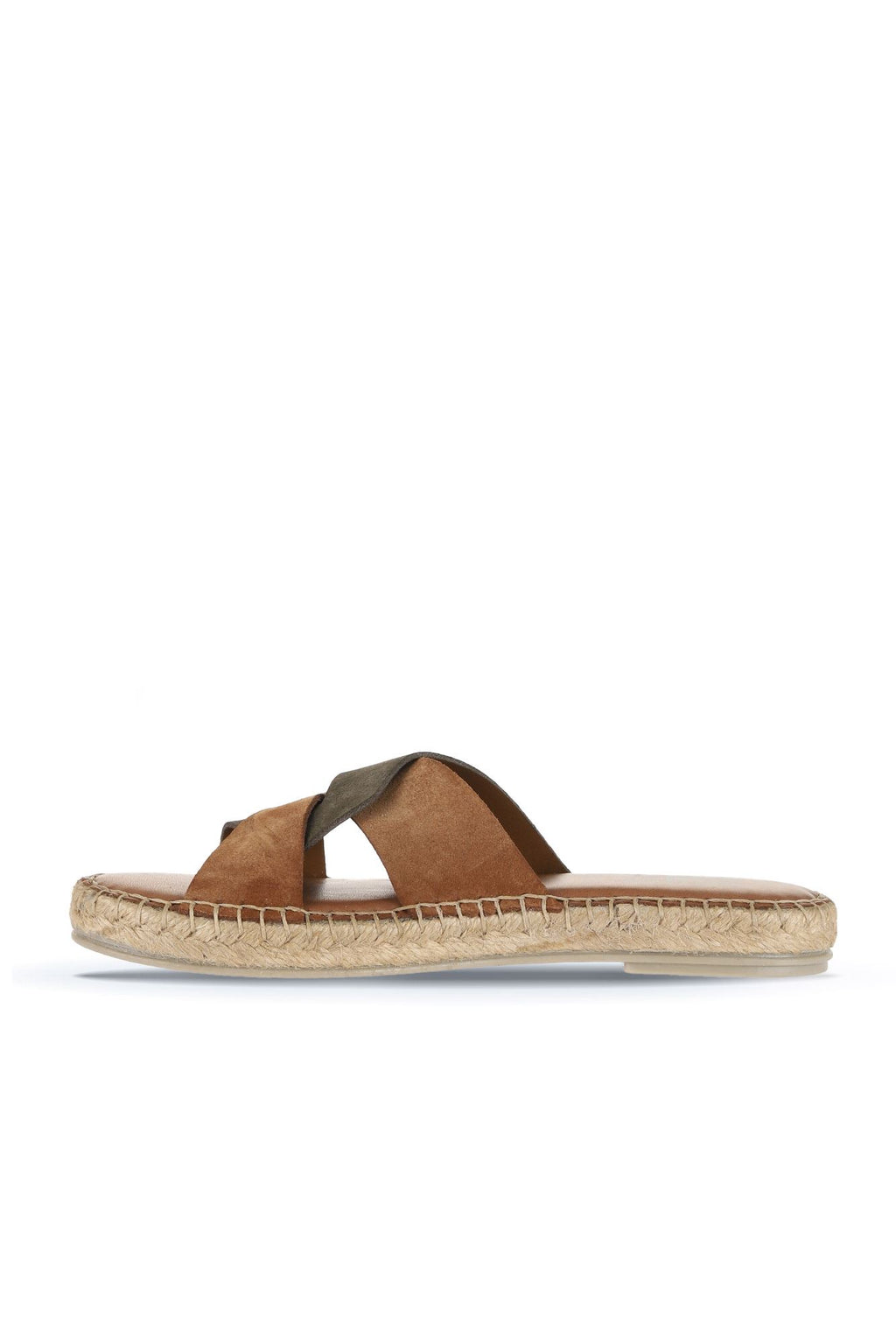 Bueno Women's Leather Espadrille Slipper