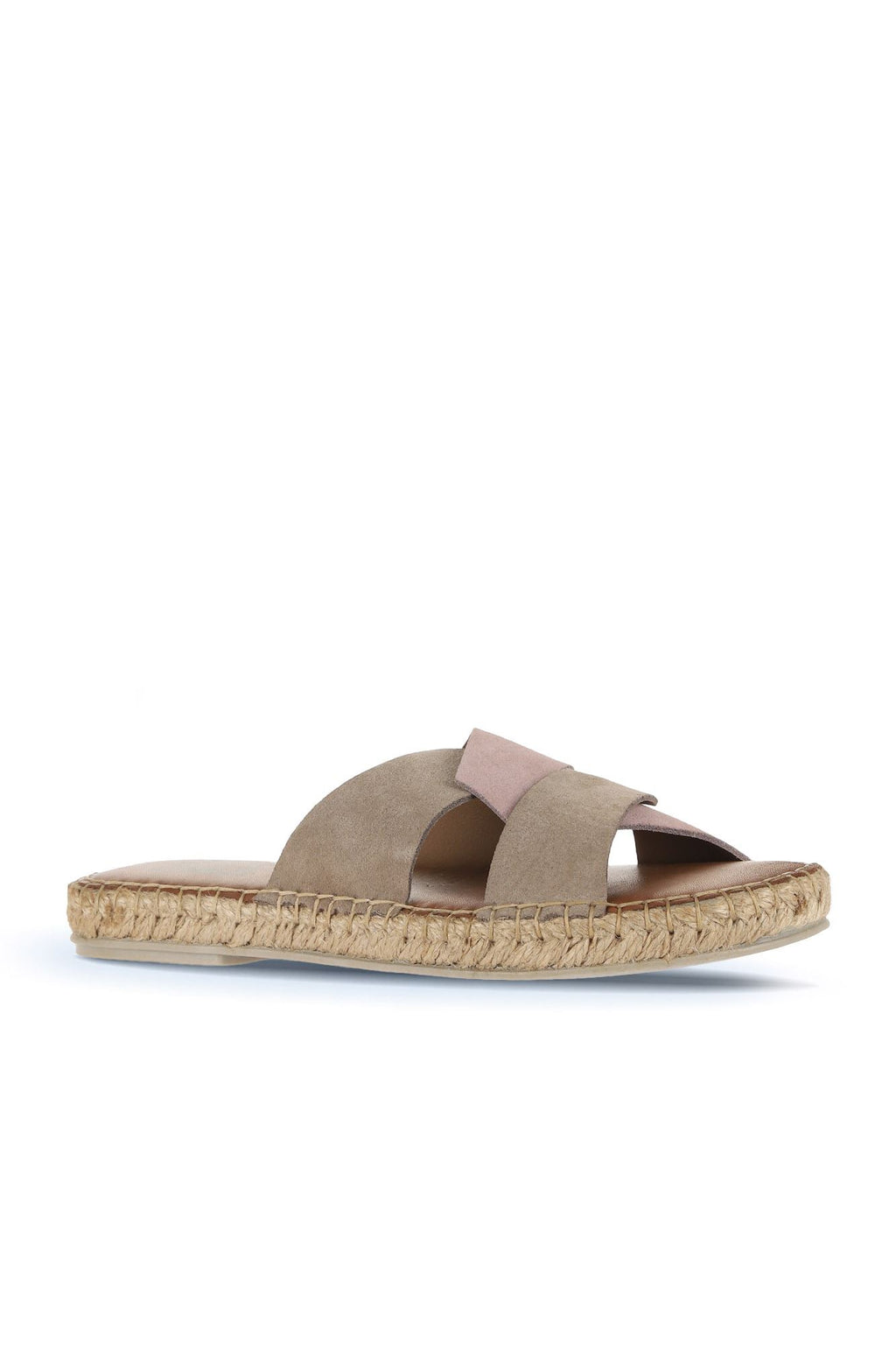 Bueno Women's Leather Espadrille Slipper