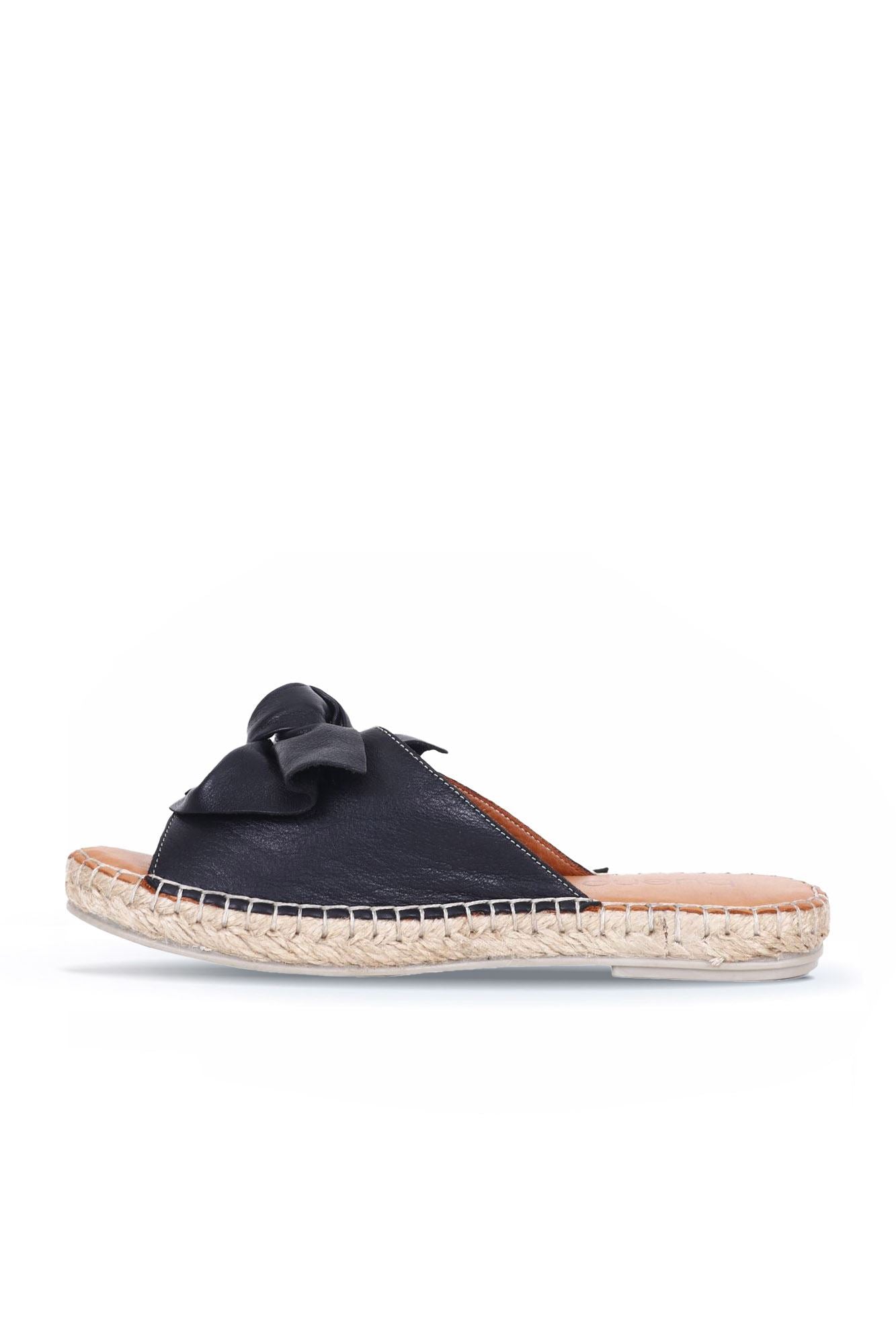 Bueno Women's Leather Espadrille Slipper