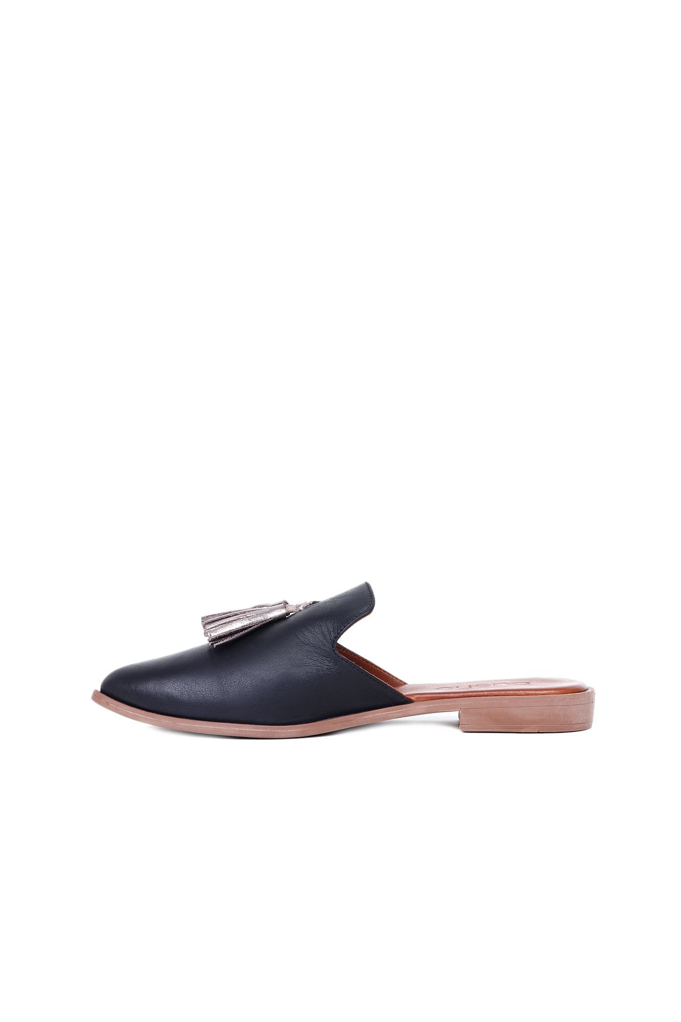 Bueno Women's Leather Flat Slipper