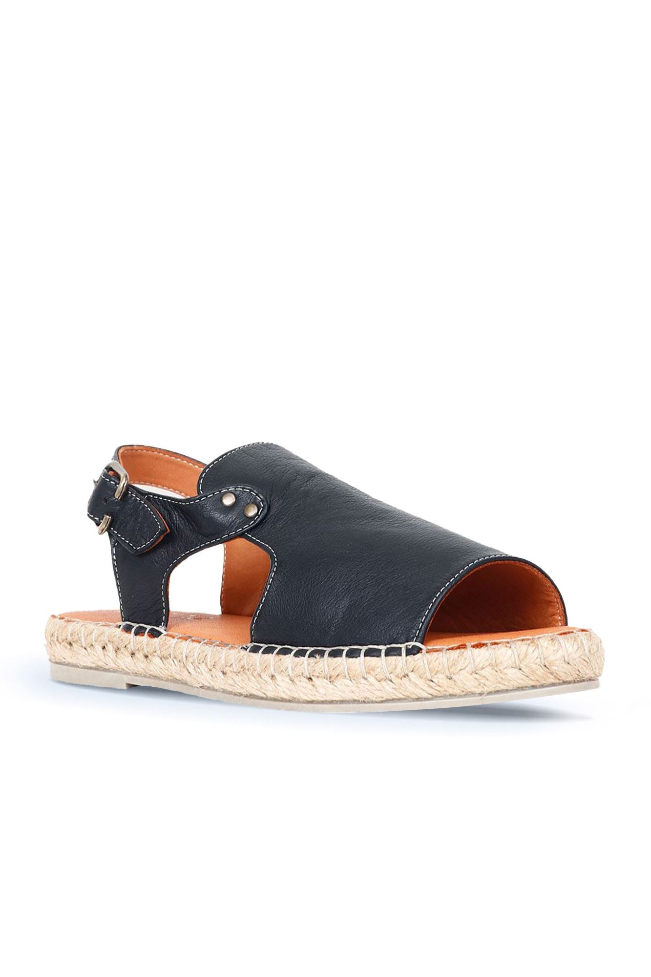 Bueno Women's Leather Espadrille Sandal