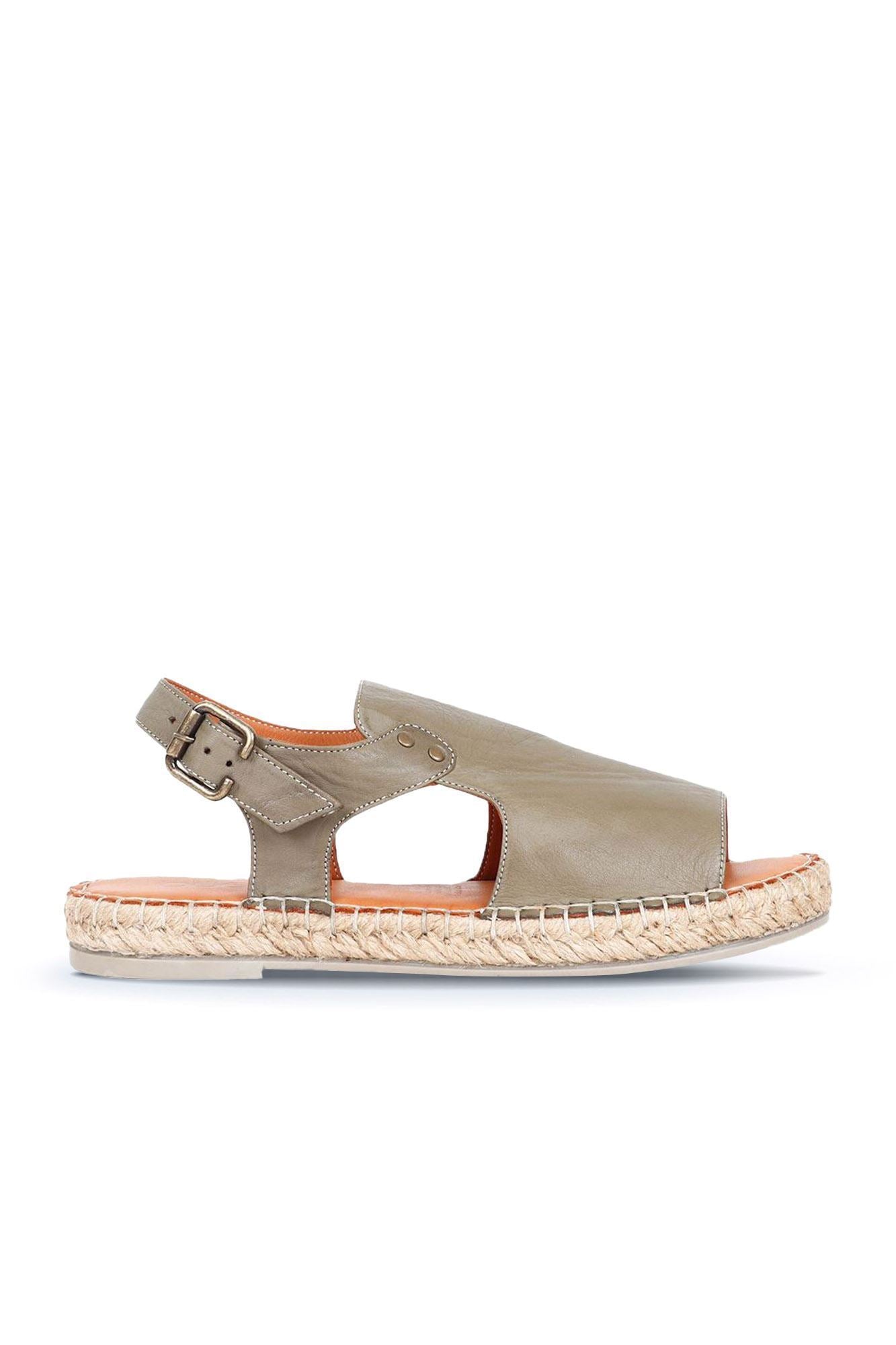 Bueno Women's Leather Espadrille Sandal