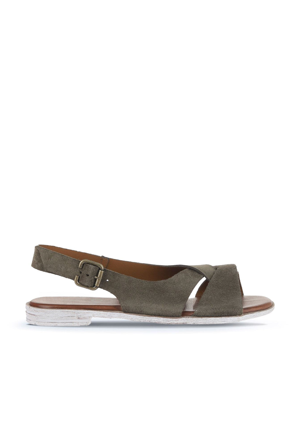 Bueno Women's Leather Flat Sandal
