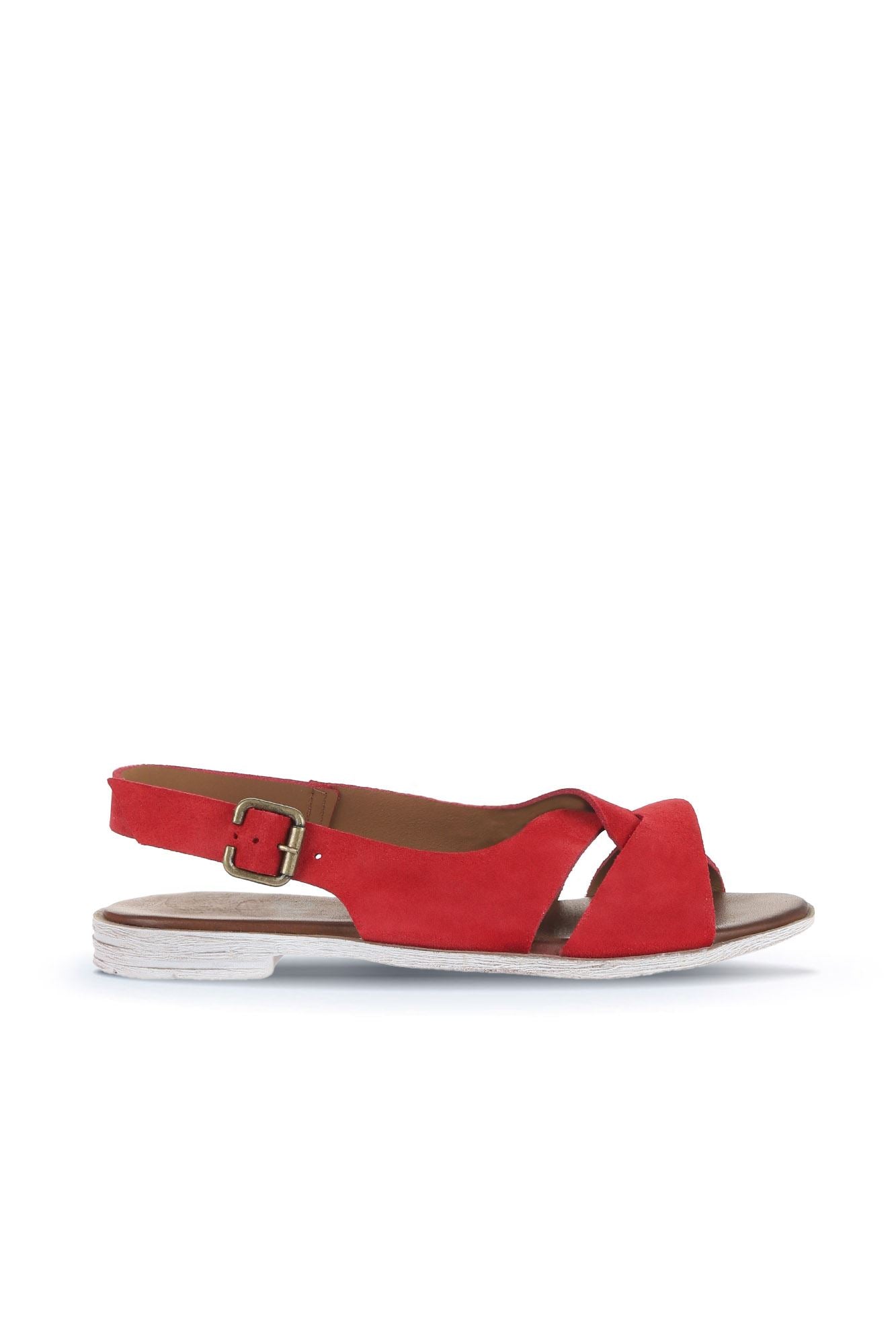 Bueno Women's Leather Flat Sandal