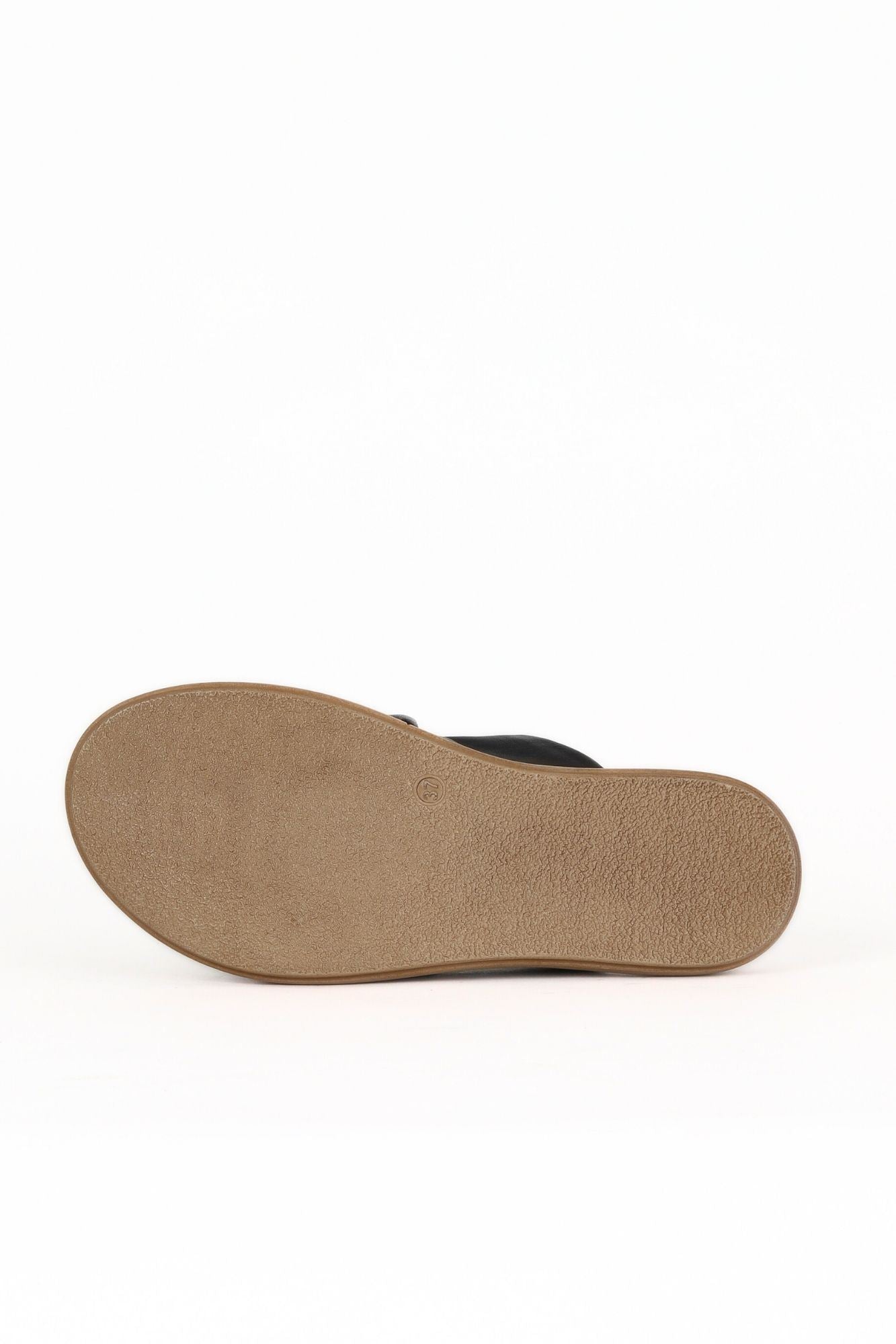 Bueno Women's Leather Flat Slipper