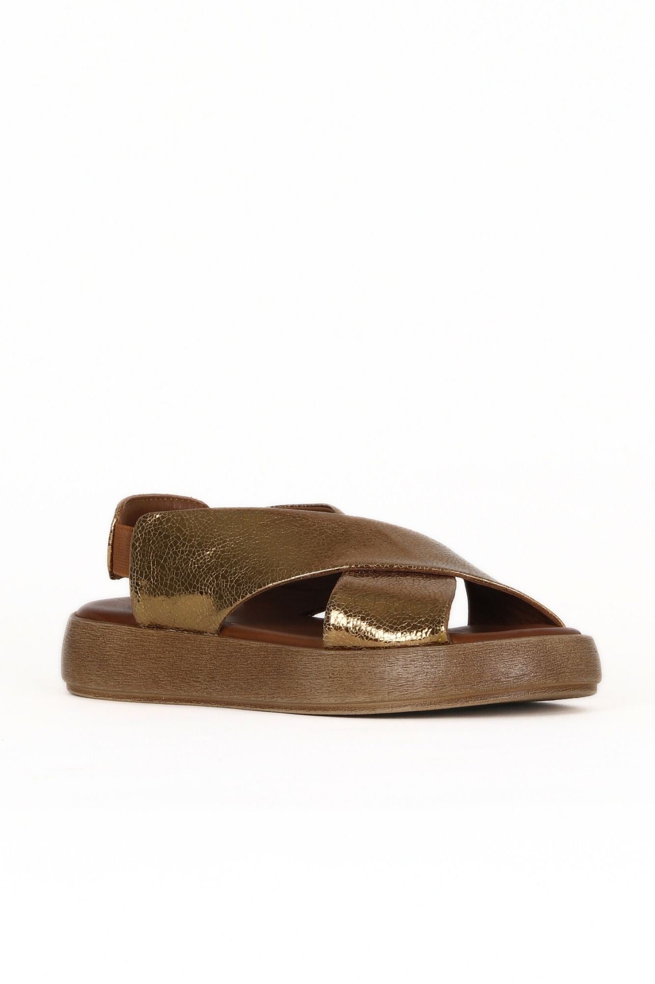 Bueno Women's Leather Flat Sandal