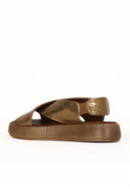 Bueno Women's Leather Flat Sandal