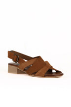 Bueno Women's Leather Low-Heel Sandal