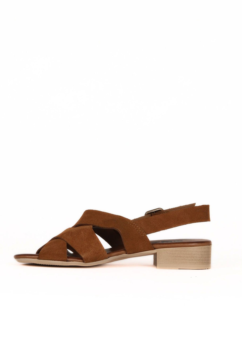 Bueno Women's Leather Low-Heel Sandal