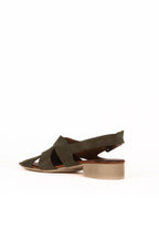 Bueno Women's Leather Low-Heel Sandal