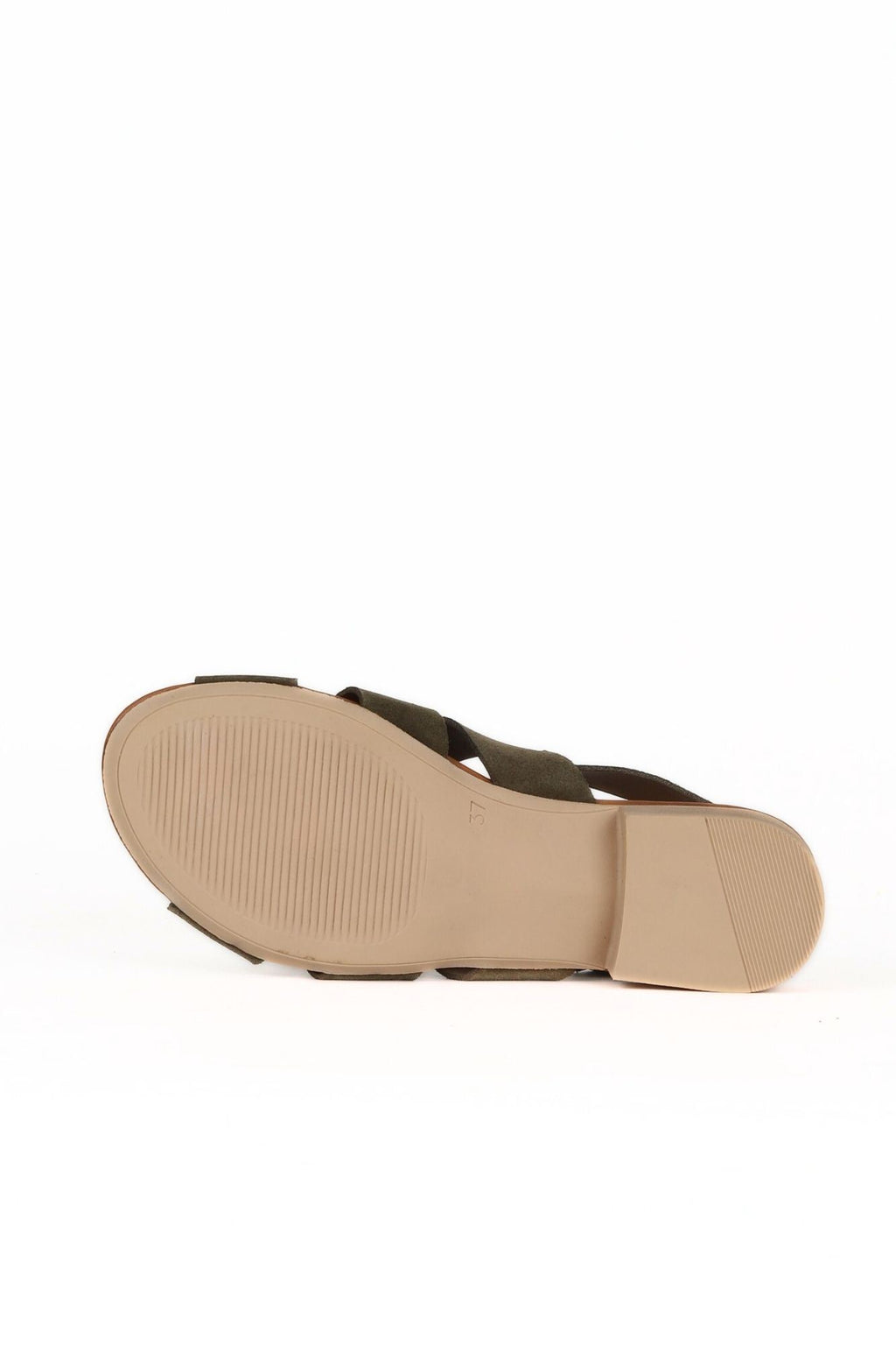 Bueno Women's Leather Low-Heel Sandal