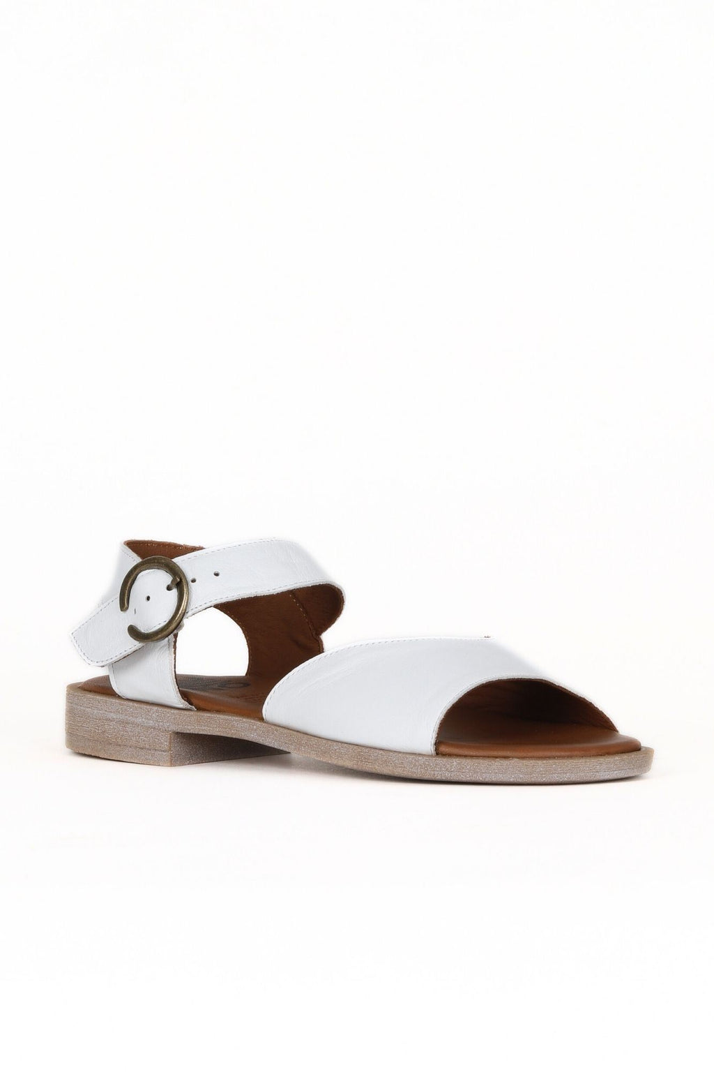 Bueno Women's Leather Flat Sandal