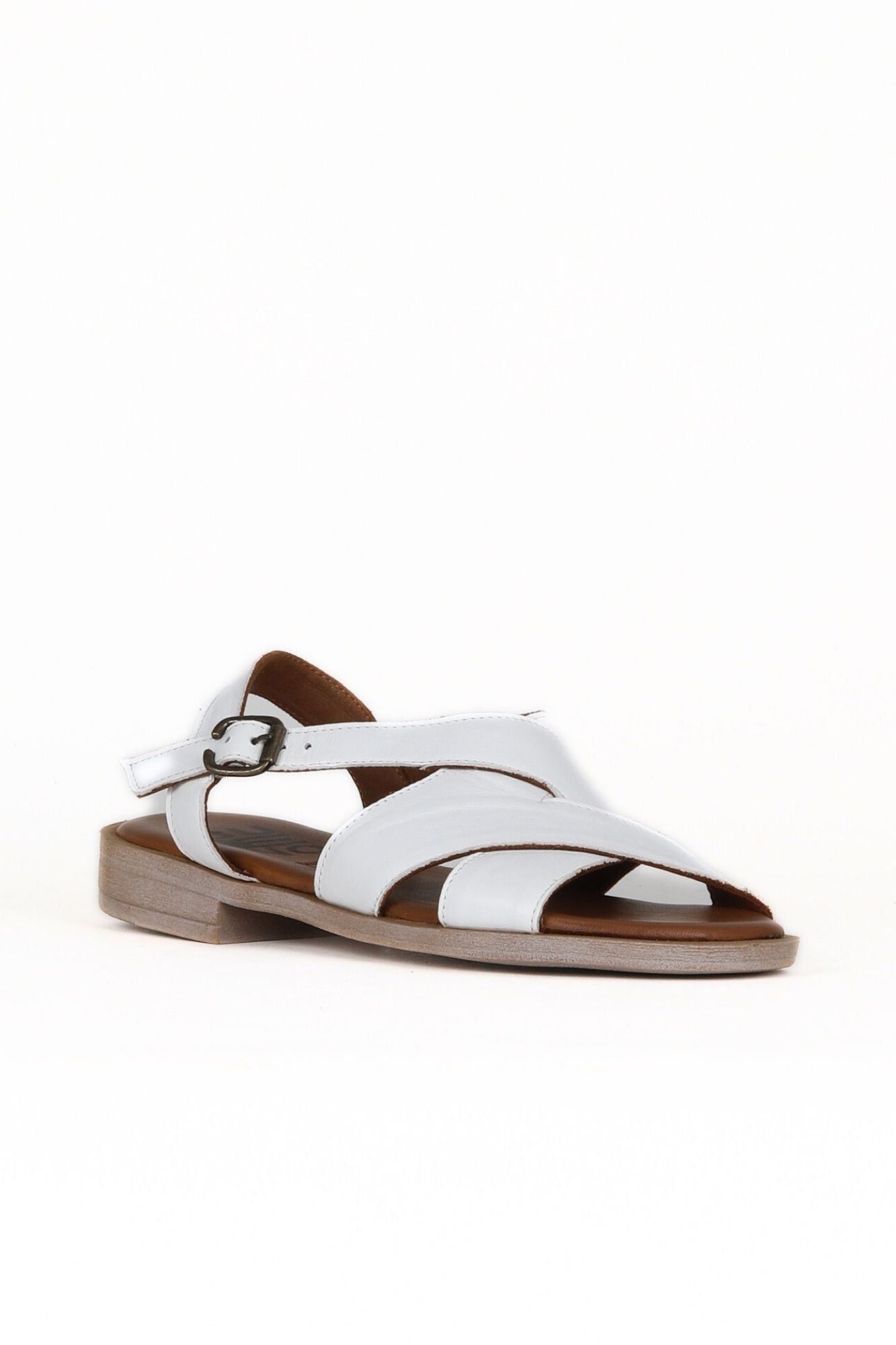 Bueno Women's Leather Flat Sandal