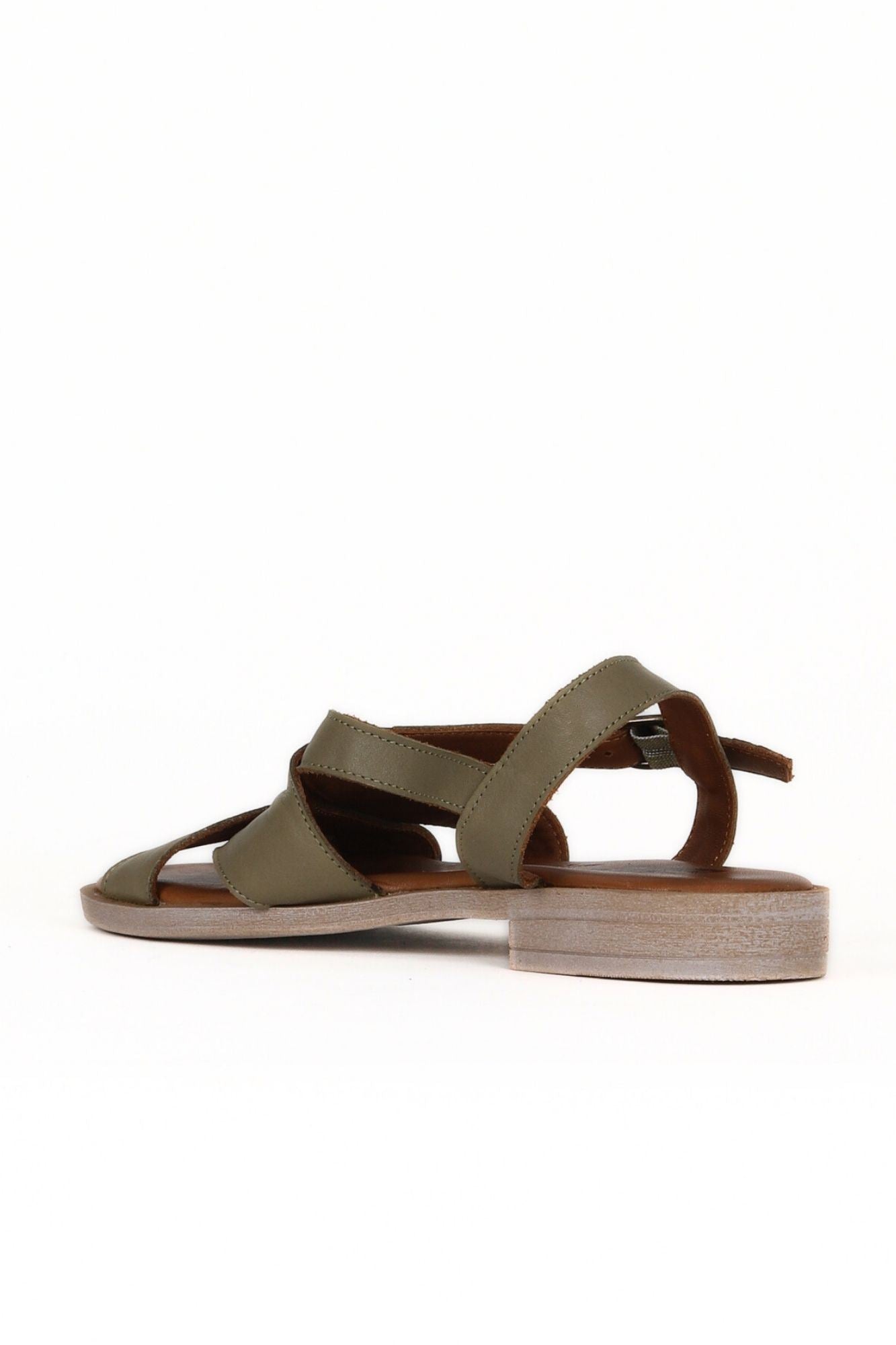 Bueno Women's Leather Flat Sandal