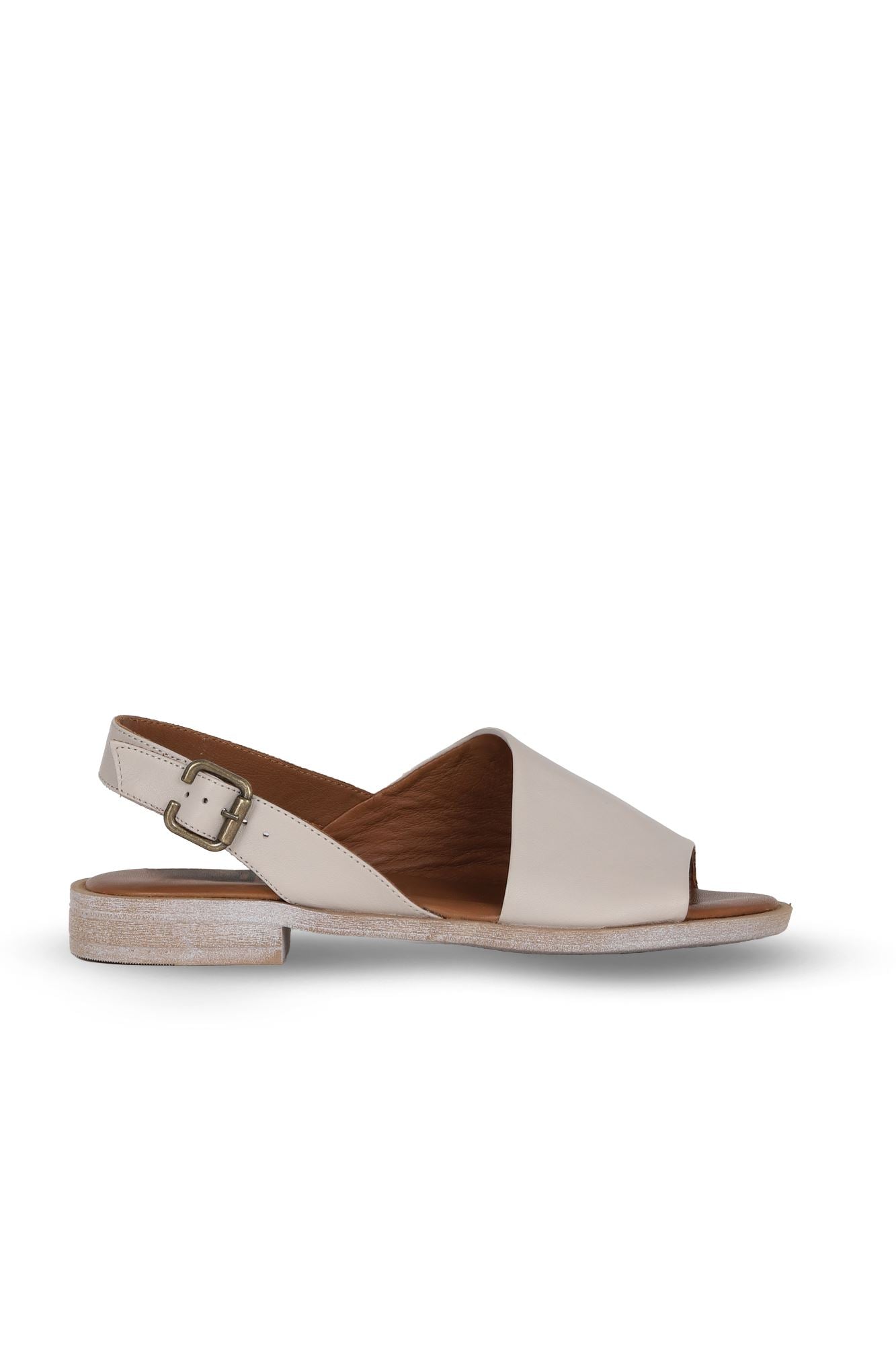 Bueno Women's Leather Flat Sandal