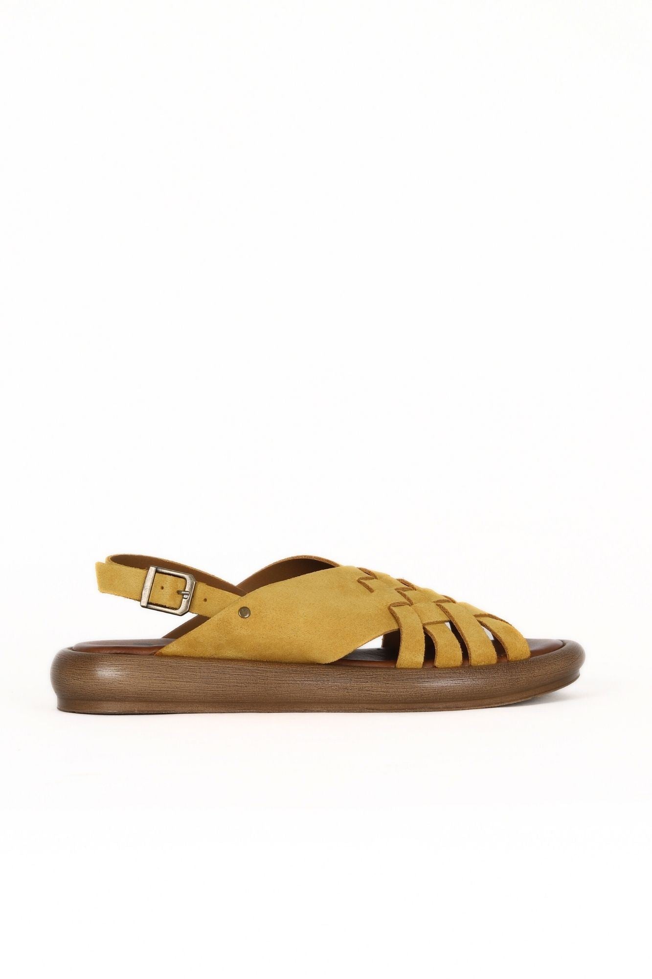 Bueno Women's Leather Flat Sandal
