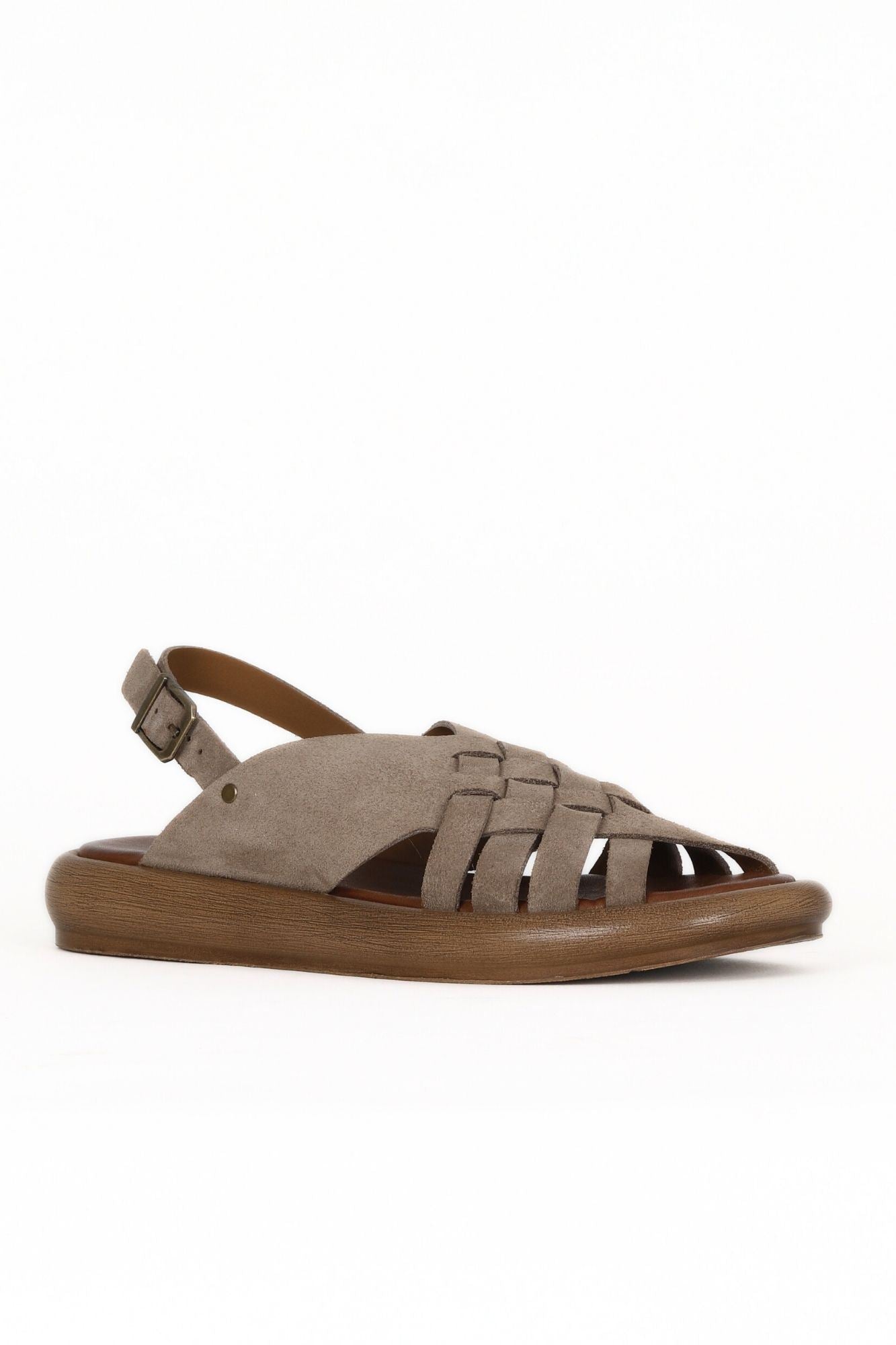 Bueno Women's Leather Flat Sandal