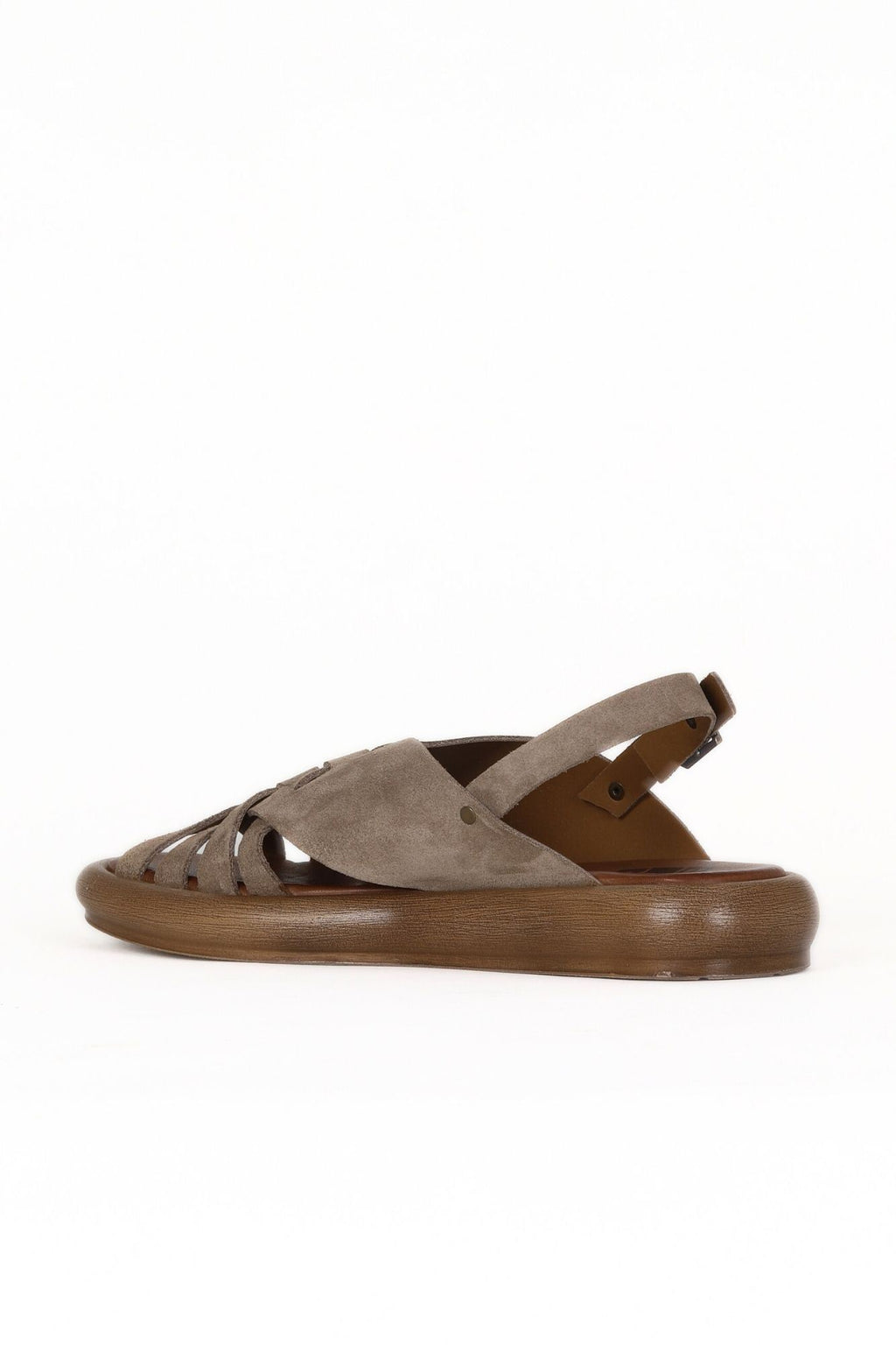 Bueno Women's Leather Flat Sandal