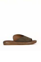 Bueno Women's Leather Flat Slipper