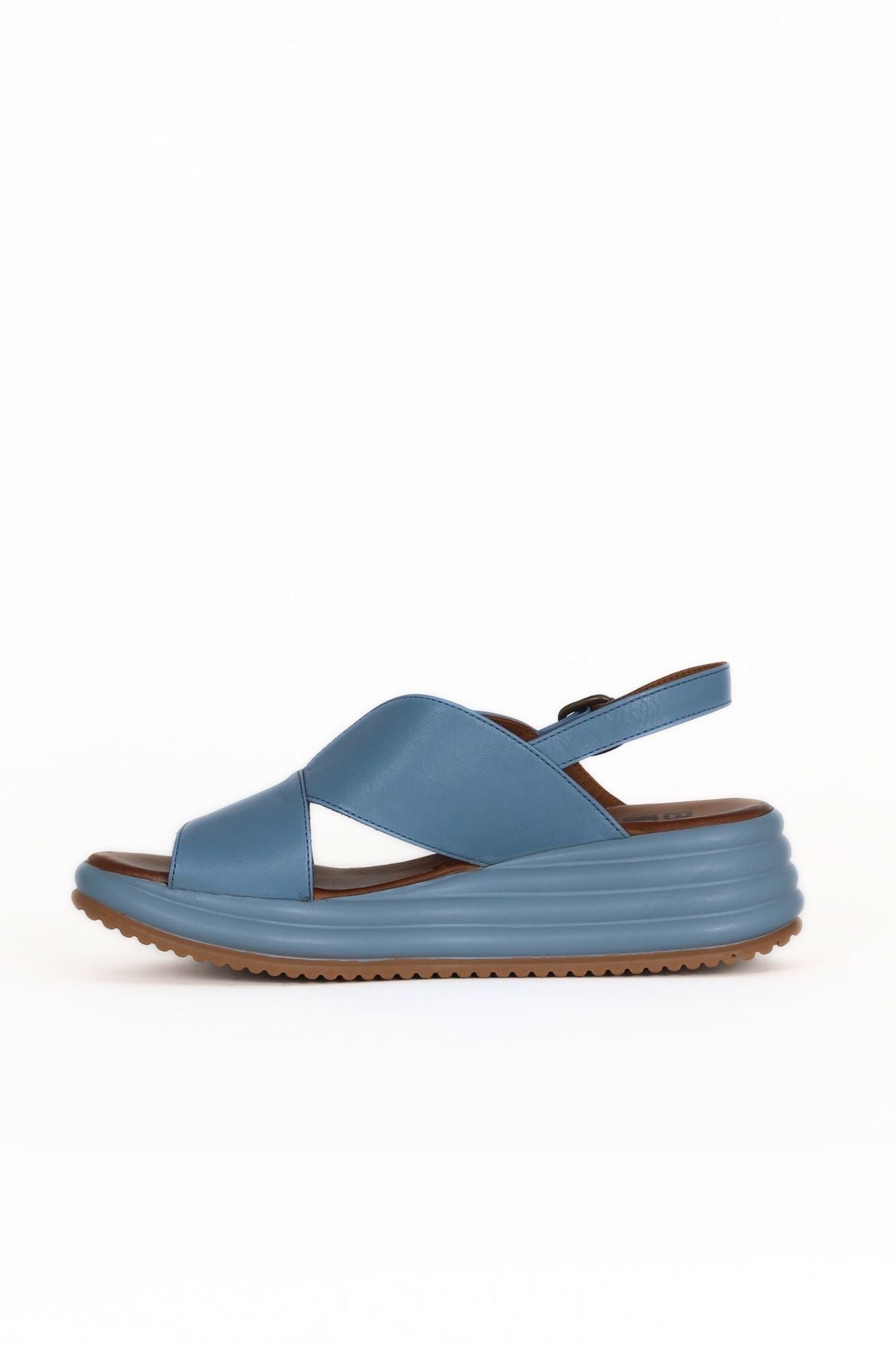 Bueno Women's Leather Wedge Sandal