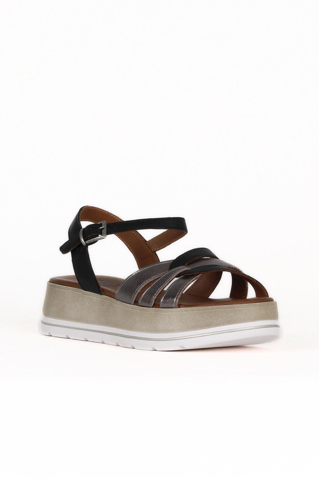 Bueno Women's Leather Flat Sandal