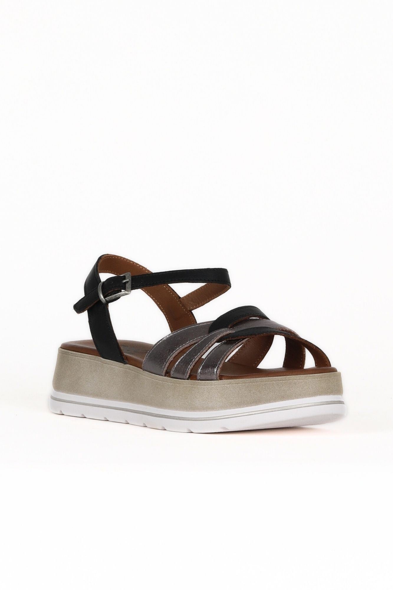 Bueno Women's Leather Flat Sandal