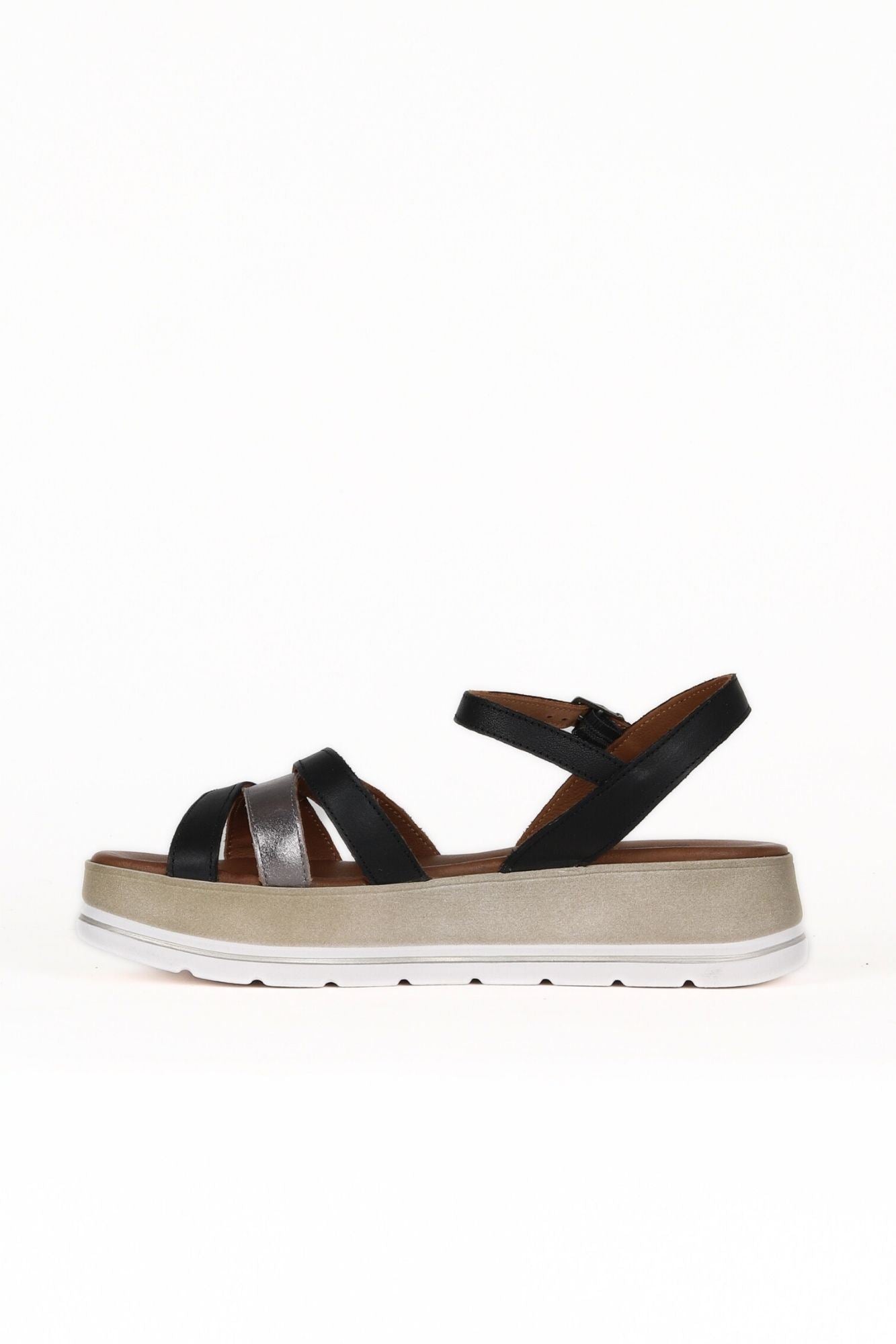 Bueno Women's Leather Flat Sandal